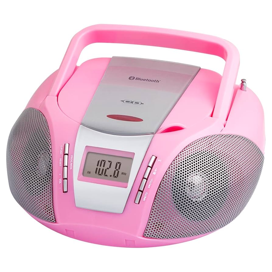 〆 [CD] HANNLOMAX HX-322CD Portable CD Boombox with Radio, AM/FM